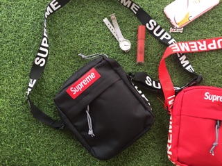 Túi hộp supreme đỏ/đen
