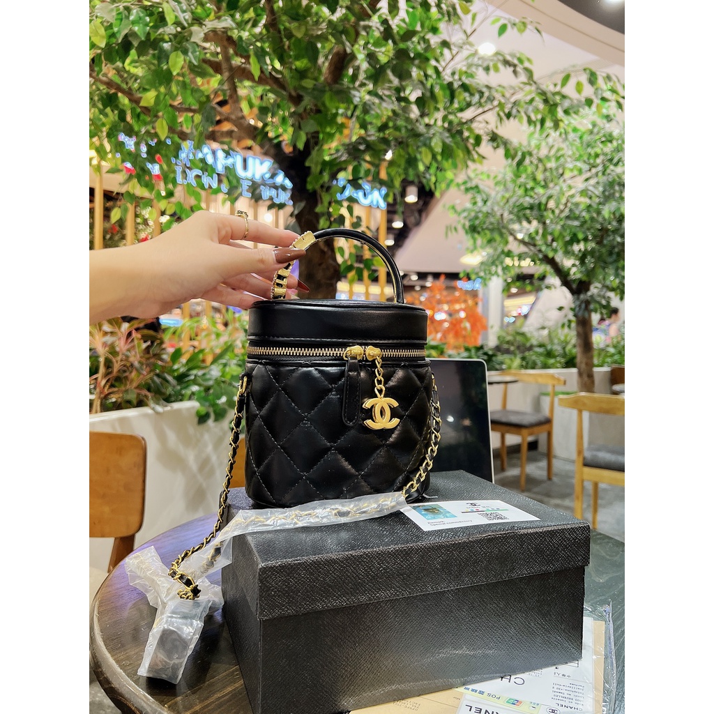 Túi Cốp Tròn Quai Xách chanel fullbox