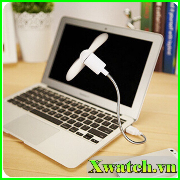 Quạt USB Mini 2.0 5V tích hợp laptop, sạc Dự phòng (màu ngẫu nhiên)