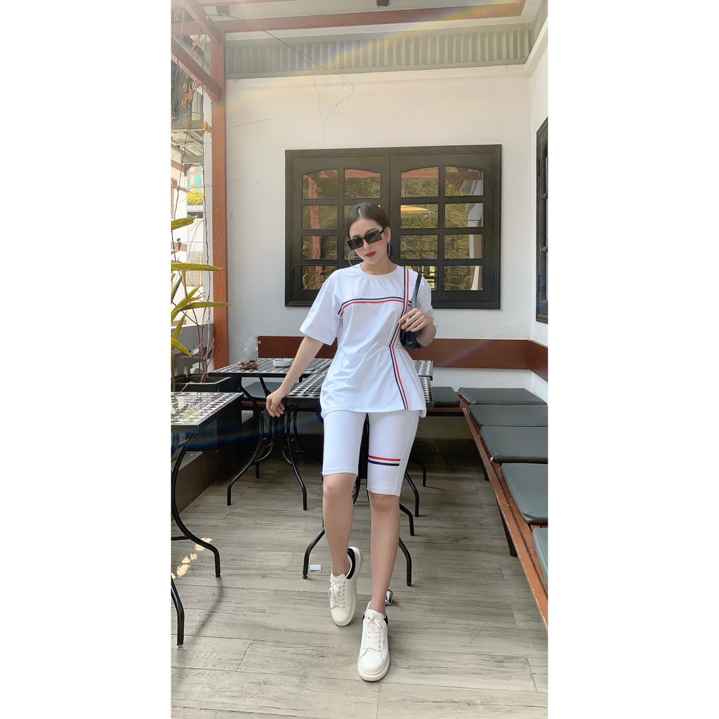 Set Bộ Ngố SỌC NGANG DỌC cực xinh, Chất Thun Cotton 100%, Bao Đẹp, 3 Size 45kg đến 80kg vừa, 109