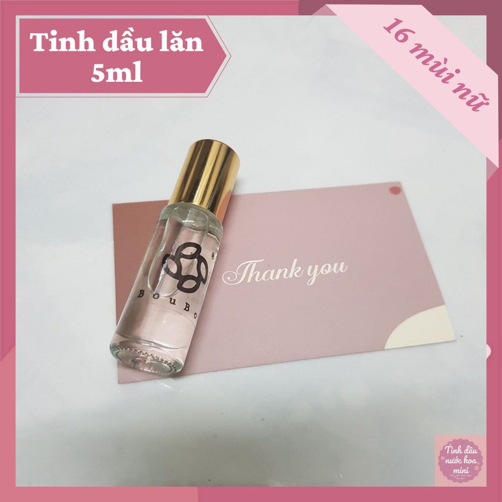 Tinh dầu nước hoa nữ dạng lăn 5ml | Nước hoa Bòu