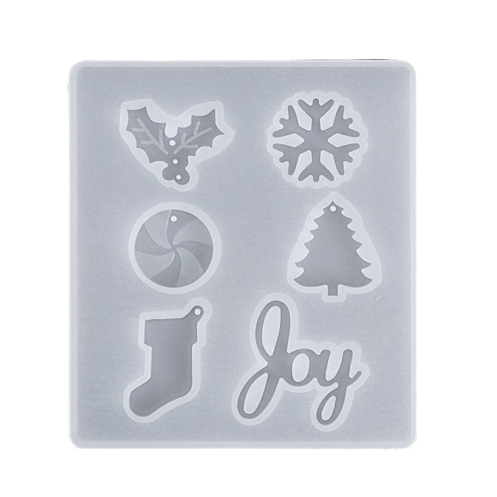 Khuôn Silicone Làm Trang Sức Treo Cây Thông Giáng Sinh