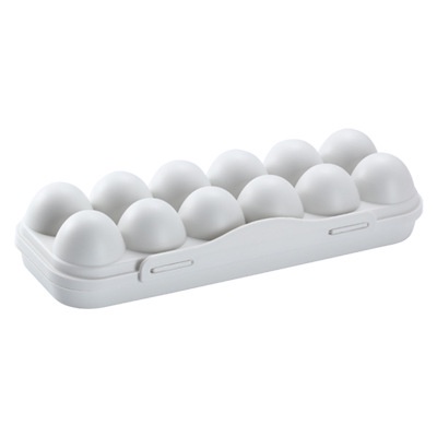 MVP2558 Hộp Đựng Trứng 12 Ngăn Có Nắp Đậy Kín Bằng Nhựa Cao Cấp Bảo Quản Tủ Lạnh An Toàn Tiện Lợi - Hộp bảo quản trứng