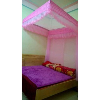 màn khung mùng khung cao cấp voan lạnh đẹp suất sắc (không kèm theo khung)