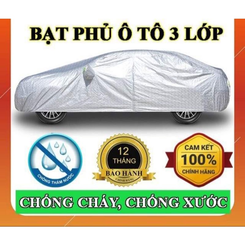 Bạt trùm xe ô tô 4 chỗ 5 chỗ 7 chỗ - chống nắng - chống bụi- chống nước tốt. bạt ô to dành cho mọi loại xe