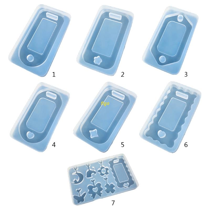 Khuôn silicone làm mặt dây chuyền/móc khóa DIY