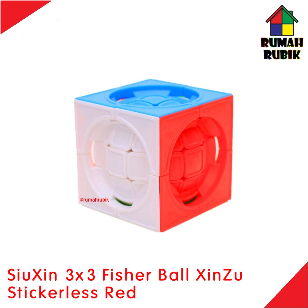 Đồ Chơi Rubik 3x3 Hình Quả Cầu Màu Đỏ