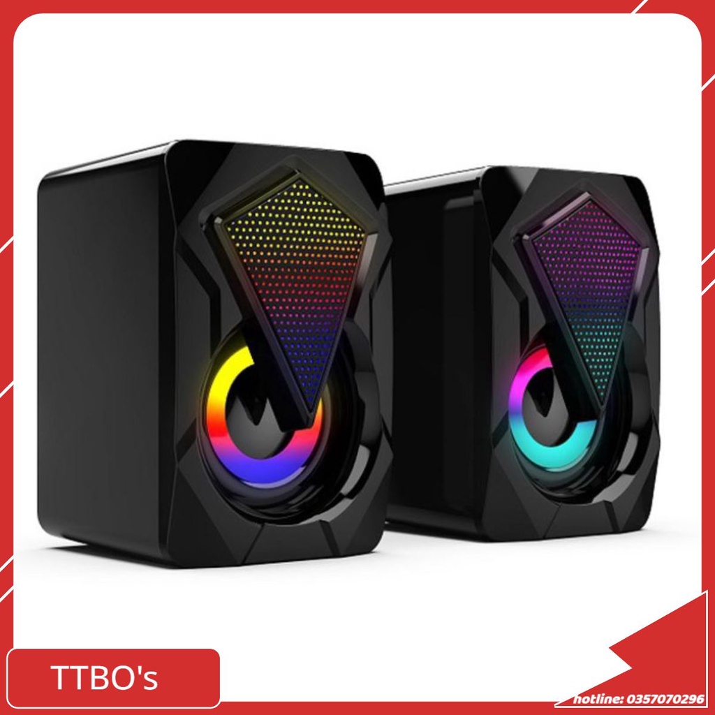 Loa máy tính vi tính mini led LF1046 LF1053 SP01 BT2301 để bàn bass cực mạnh giá rẻ TTBO's
