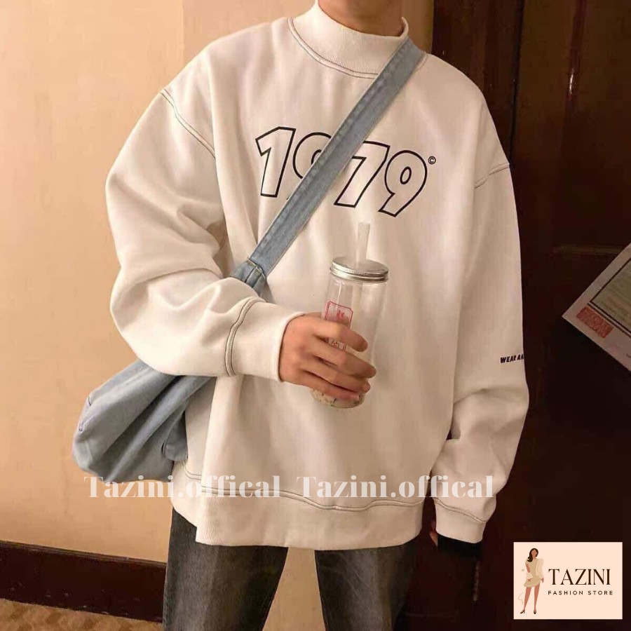 [Video + Ảnh Thật] Áo Sweater Dài Tay Unisex 1979 TaZiNi - Mã 487 | BigBuy360 - bigbuy360.vn