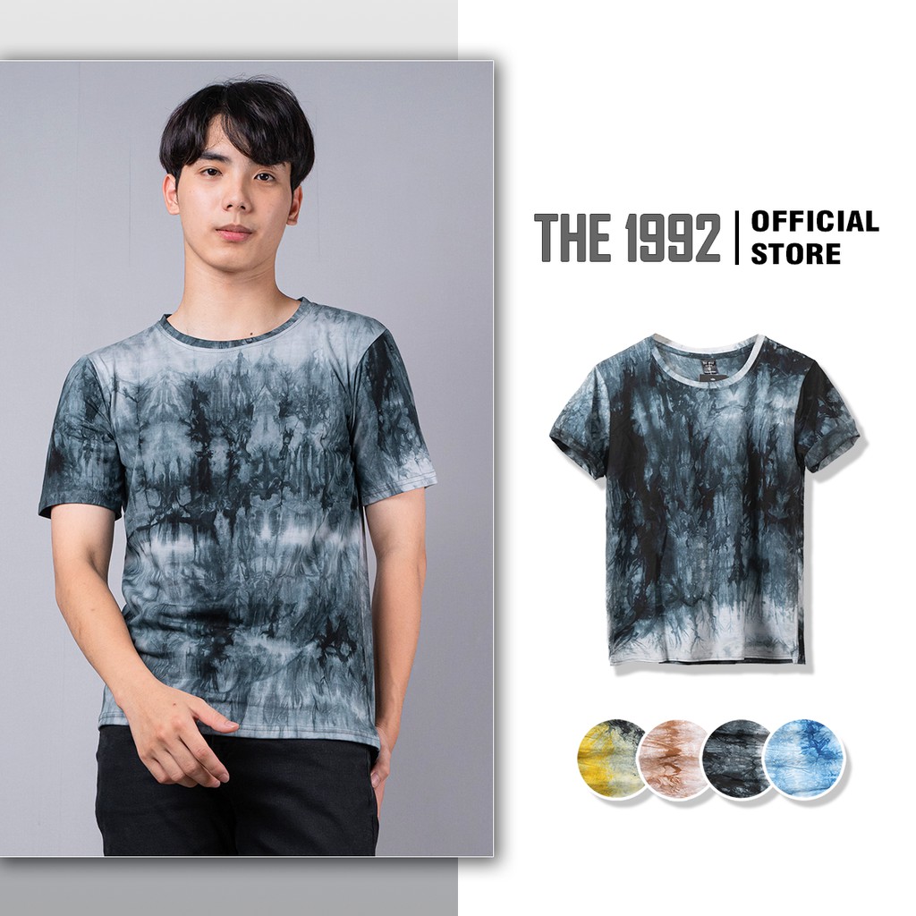 Áo thun loang cotton Áo phông phối màu THE 1992