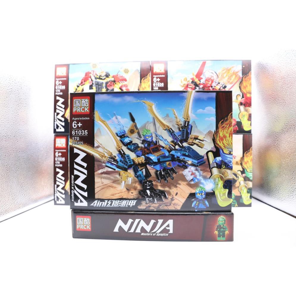 Set 4 Mô Hình Nhân Vật Trong Phim Hoạt Hình Ninjago 61035 Tỉ Lệ 1 Bộ