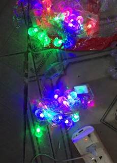 Dây led bi, chớp led bi đủ màu (loại tốt)
