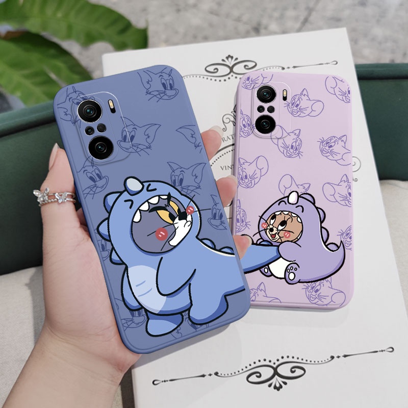 Ốp Điện Thoại Silicon Dẻo Họa Tiết Khủng Long Cho Xiaomi Poco F3 F2 X3 M3 Pro 5G GT NFC