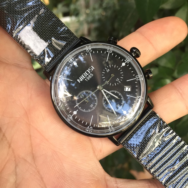 Đồng hồ nam NIBOSI 2331 chính hãng, dây kim loại không gỉ - Đồng hồ doanh nhân nibosi 1985 | BigBuy360 - bigbuy360.vn