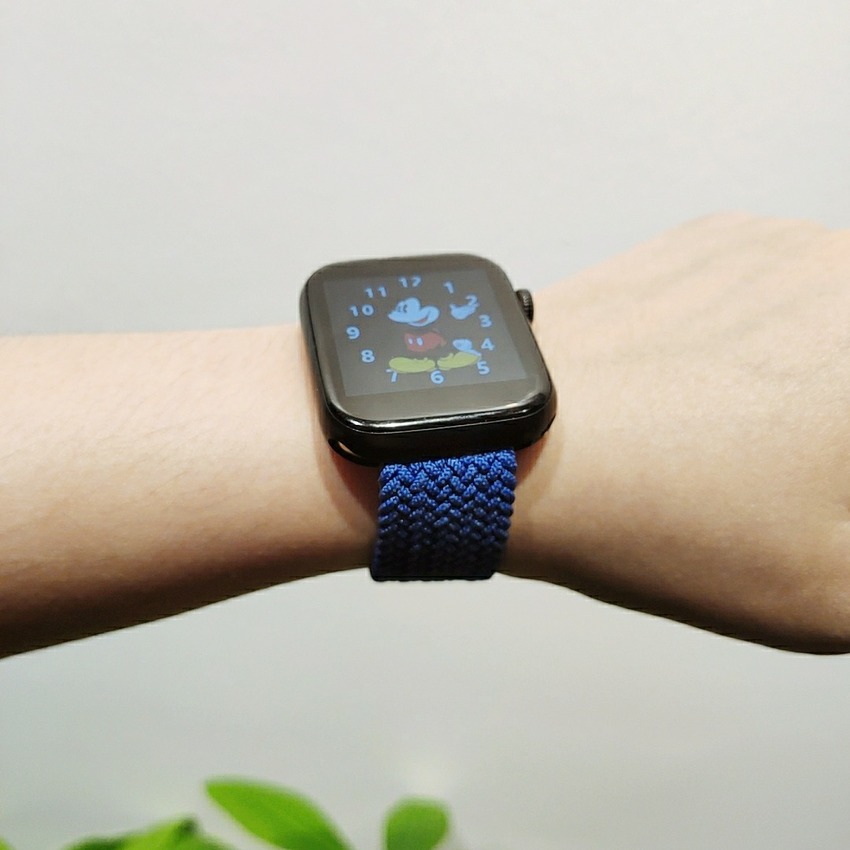 Dây Đeo Nylon Cho Đồng Hồ Thông Minh Apple Watch Series 6 Se Solo 38mm 40mm 42mm 44mm Band Series 5 4 3 2 1