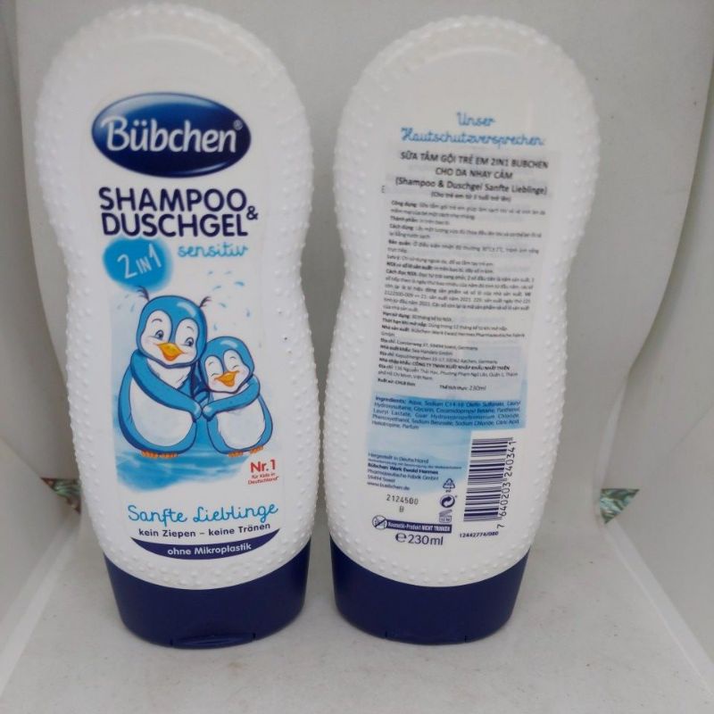 Sữa Tắm & Gội Buchen DUSCHGEL