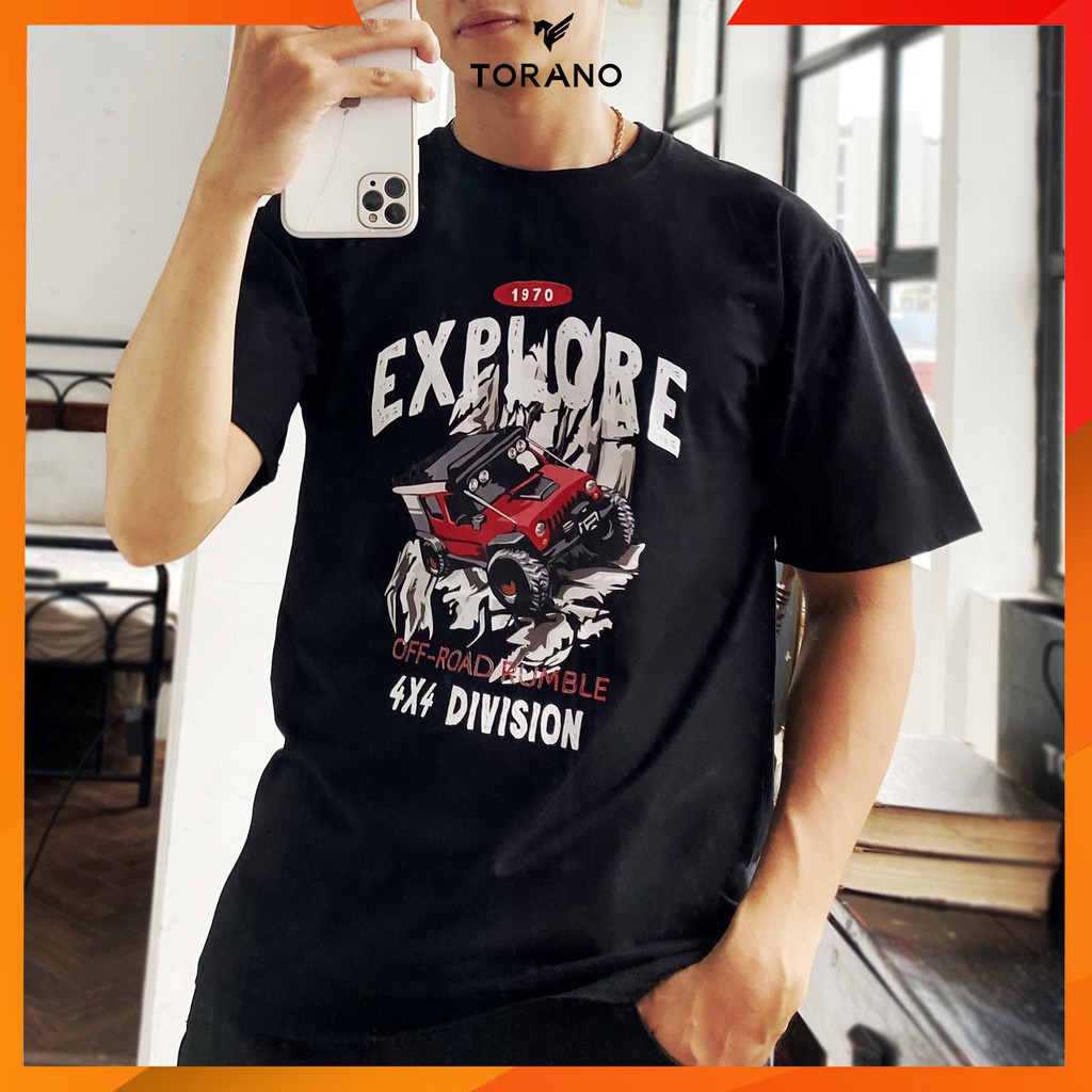 Áo thun nam TORANO in hình Explore cổ tròn TS403 | BigBuy360 - bigbuy360.vn