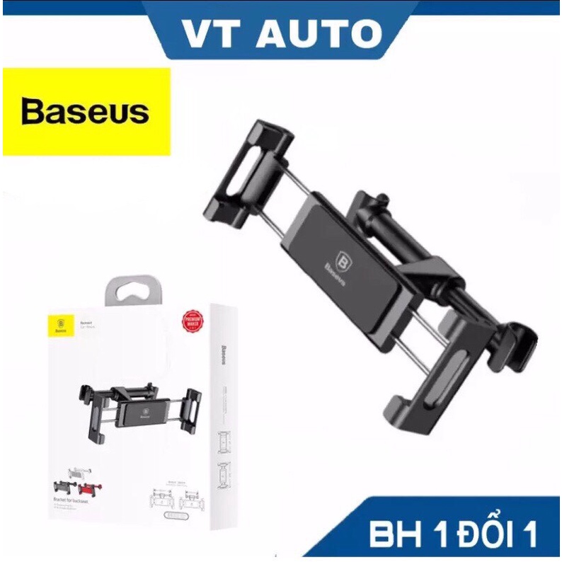Giá đỡ oto xe hơi Baseus LV236,đế giữ máy tính bảng ipad điện thoại trên ô tô gắn thân ghế sau tiện lợi,VT auto