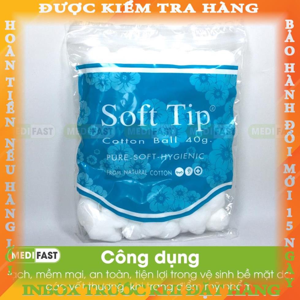 Bông viên tròn Softtip - bông gòn đút tai cho mẹ sau sinh - nhập khẩu từ Thái Lan theanh