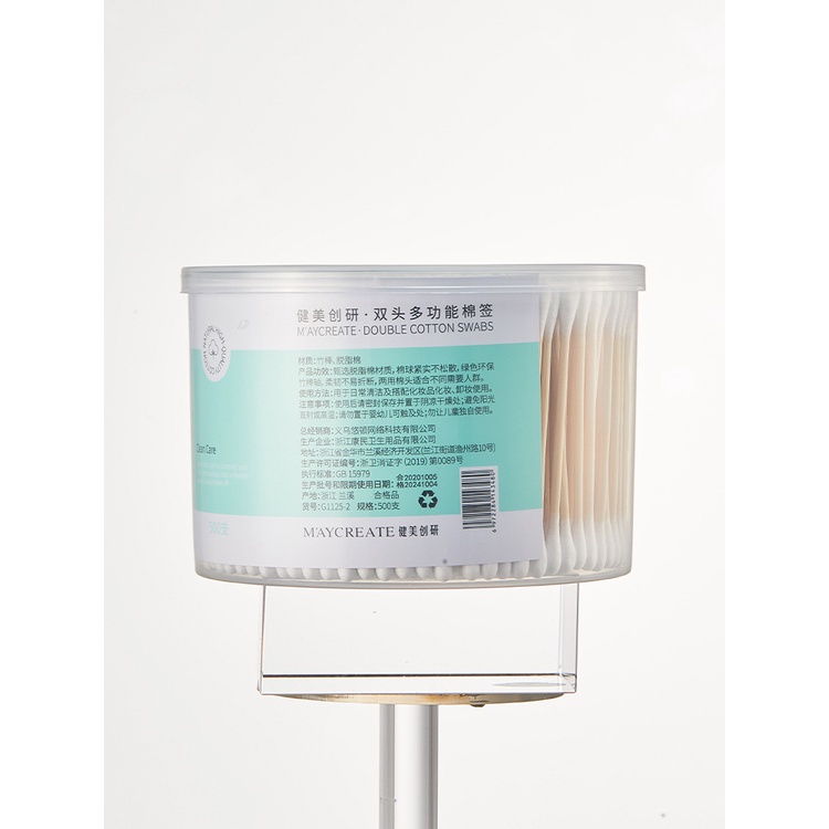 Hộp 100 Tăm Bông Cotton Hai Đầu Mềm Mại Đa Năng Chất Lượng Cao