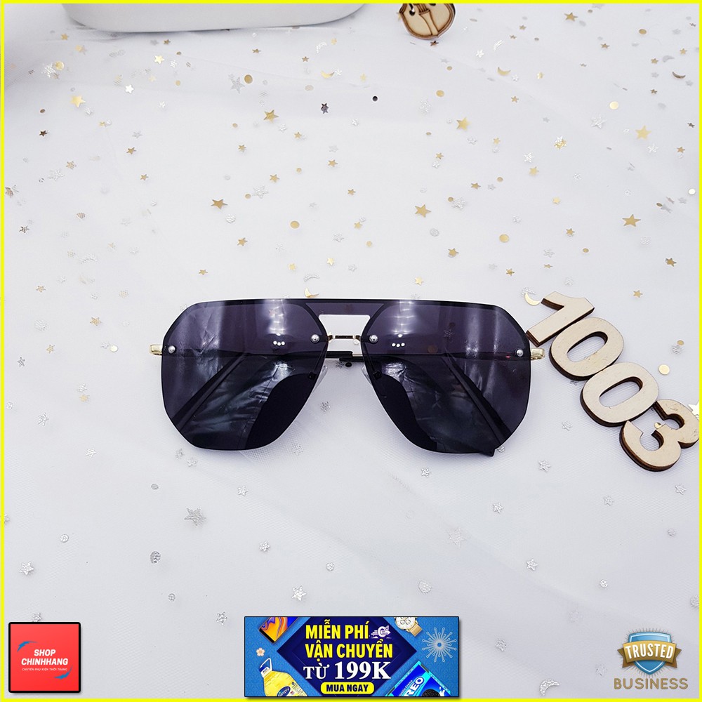 KÍNH MÁT NỮ THỜI TRANG GỌNG XI HÀN CAO CẤP 80189 SH1003