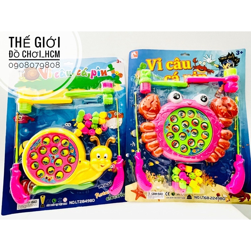 [VỪA ĐẬP-VỪA CÂU] Đồ chơi vỉ câu cá dùng pin, vừa câu vừa đập dành cho bé yêu giúp bé rèn tính khéo léo và kiên trì.