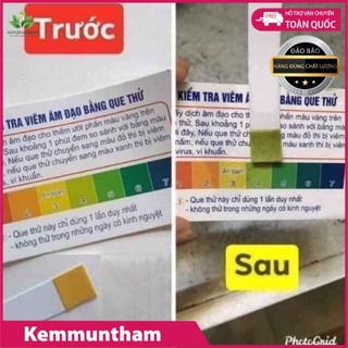 Que kiểm tra viêm âm đạo kèm cốc