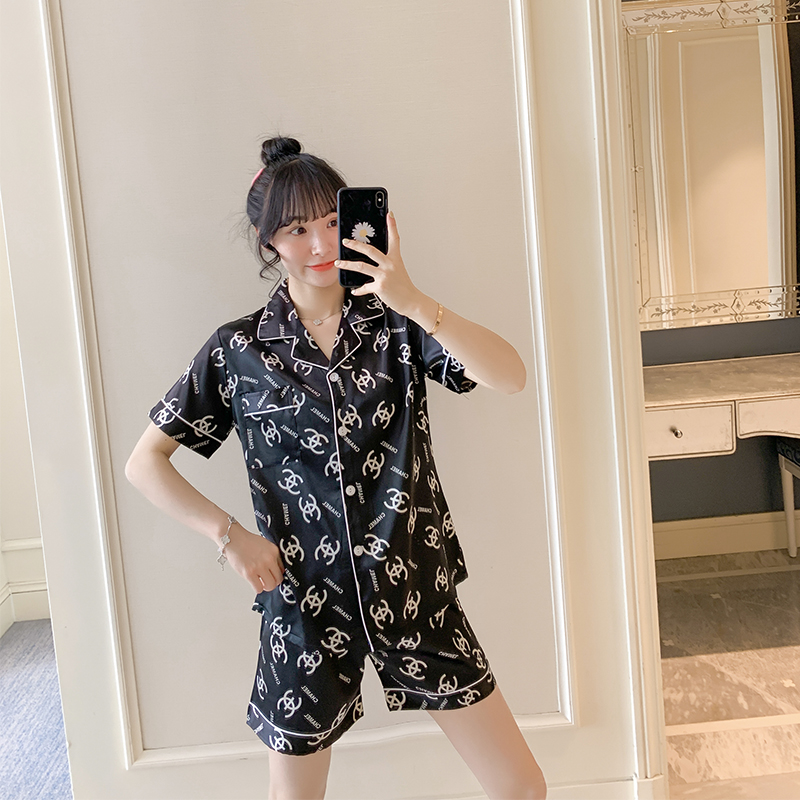 Bộ Đồ Ngủ Lụa Satin Phong Cách Hàn Quốc Thời Trang Cho Nữ Size M-2Xl