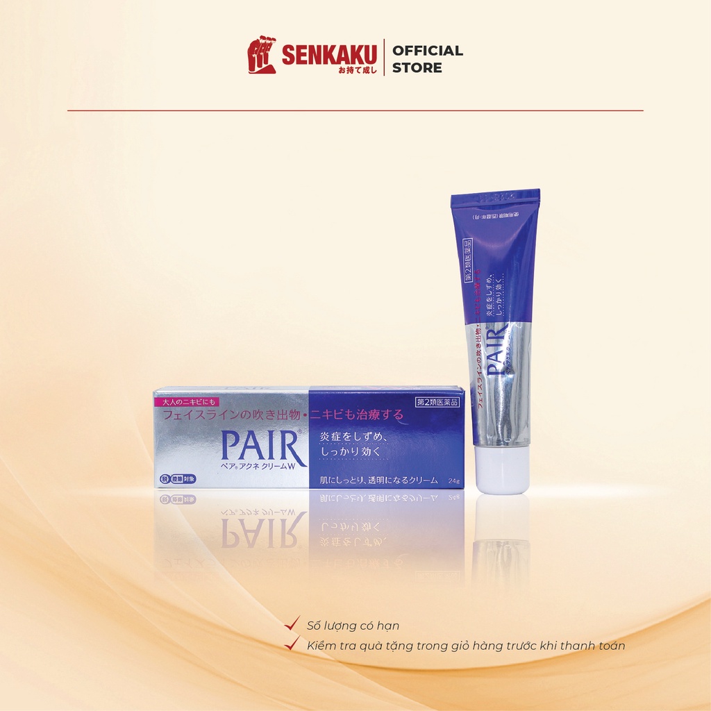 Kem ngừa mụn Pair Acne W Cream Nhật Bản