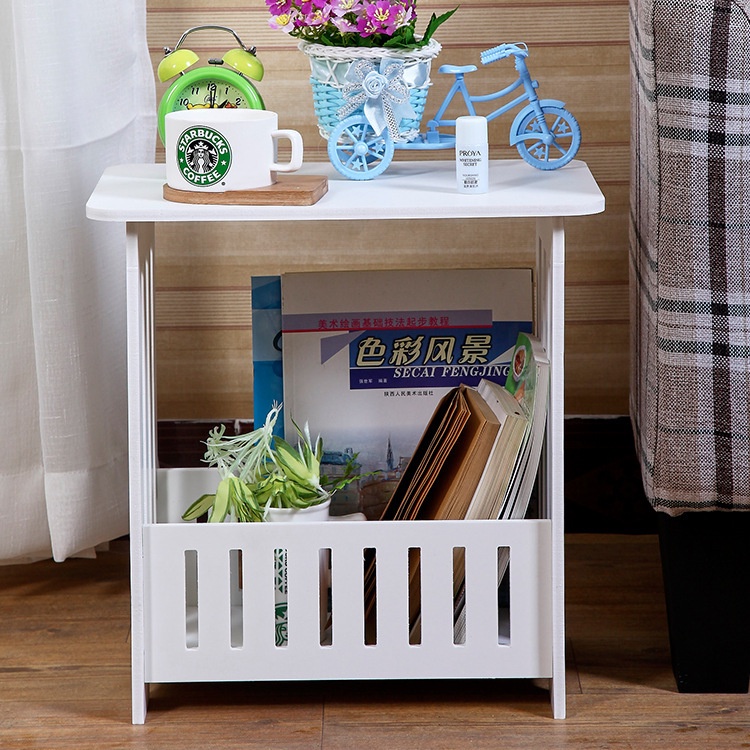 Bàn trà kệ đầu giường vuông hiện đại phòng khách/ngủ chính hãng IGA- IG376/IG377