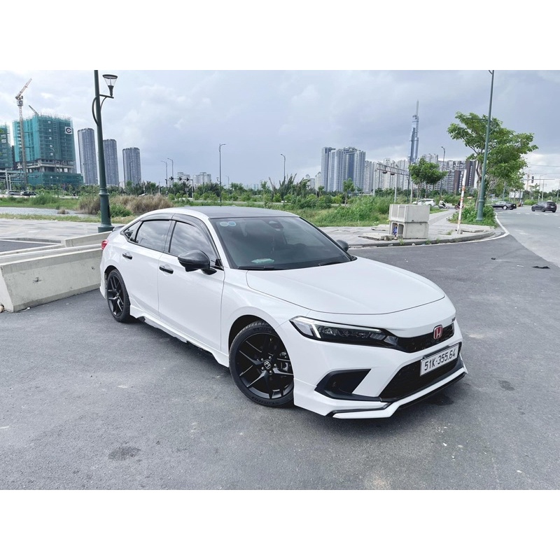 Body lip kèm ống xả đôi cho xe honda civic 2022
