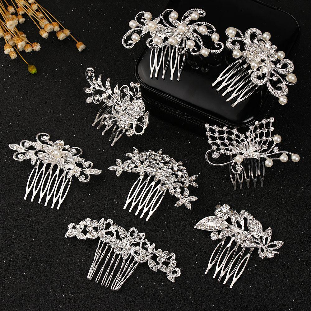 Lược Cài Tóc Thiết Kế Xinh Xắn Cho Cô Dâu|Phụ Kiện Trang Trí Tóc Cho Đám Cưới