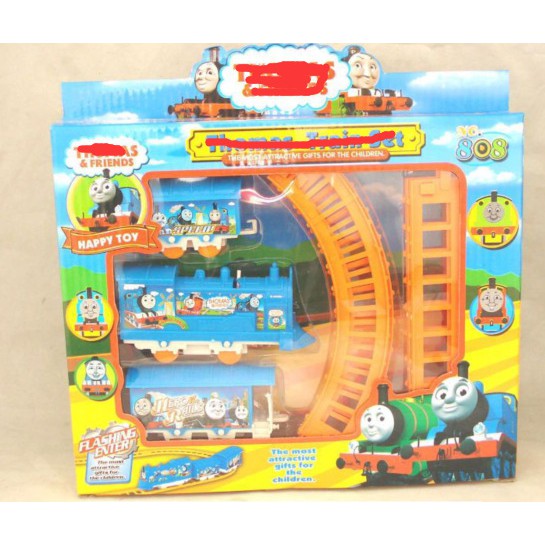 ⚡️SIÊU RẺ⚡️  Đường ray tàu hoả thomas 3 toa mini, đồ chơi trẻ em, TẶNG KÈM PIN