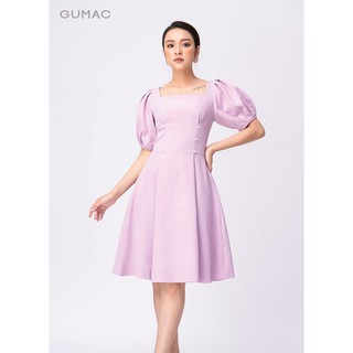 Đầm xòe cổ vuông GUMAC DA10214