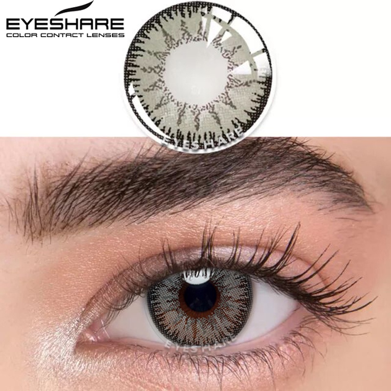 EYESHARE Cặp Kính Áp Tròng Nhiều Màu Sắc Thời Trang Cho Halloween