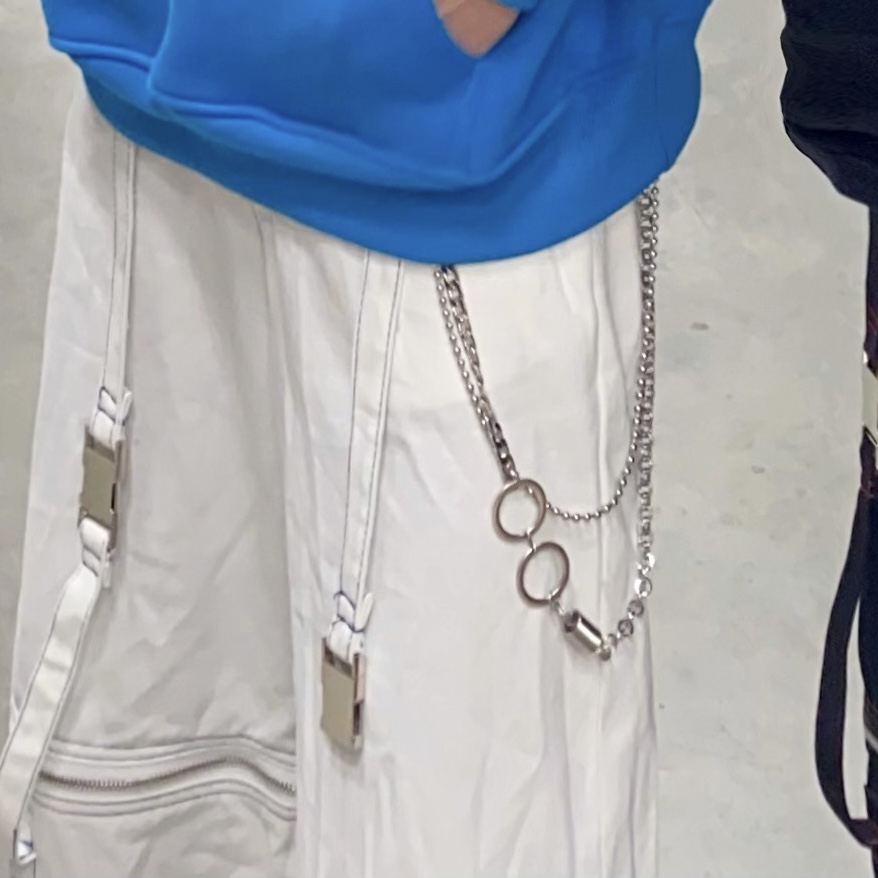 Dây Chuyền Kim Loại Phong Cách Retro Đường Phố