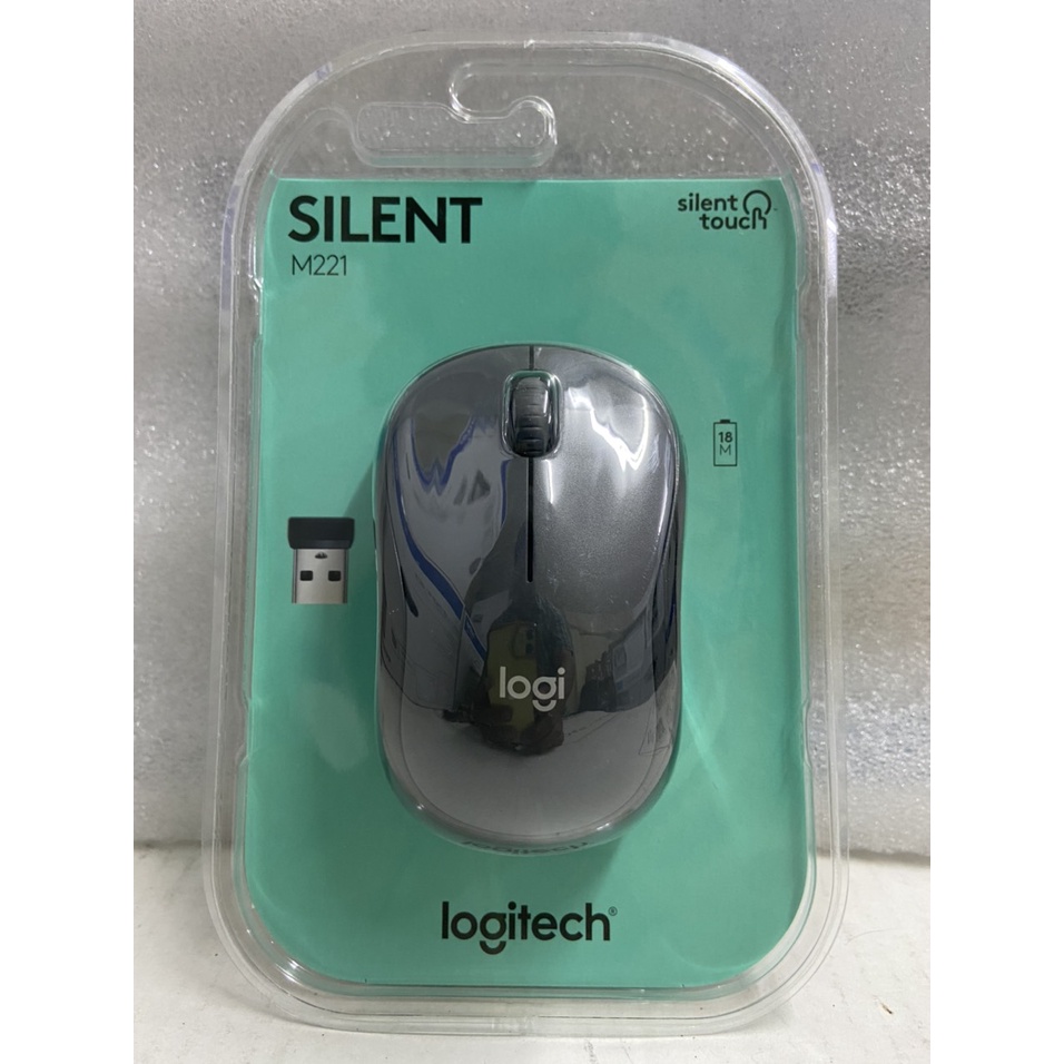 Chuột VI tính Không Dây Logitech M221 Silent Mouse - hàng chính hãng bảo hành 12 tháng