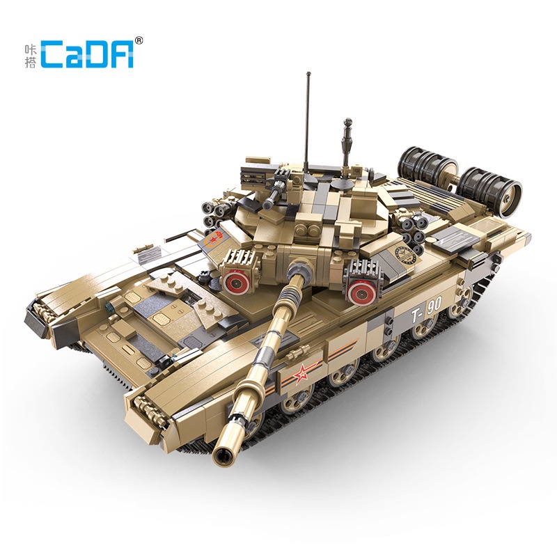 Đồ Chơi Lắp Ráp Kiểu LEGO Xe Tăng Tank T90 Army Điều Khiển Từ Xa RC No.C61003 với 1722 mảnh ghép