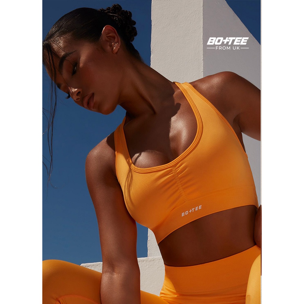 Bo+Tee - Áo bra thể thao dây chéo lưng, áo tập gym, yoga, dance