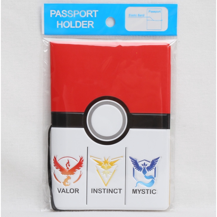 Pokemon Elf ball shape stereo passport holder Cover Bags