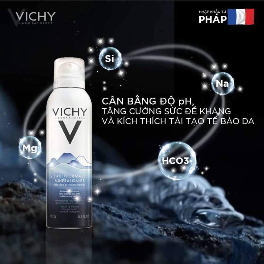 [CHÍNH HÃNG] Xịt khoáng dưỡng da Vichy Mineralizing Thermal Water 300ml