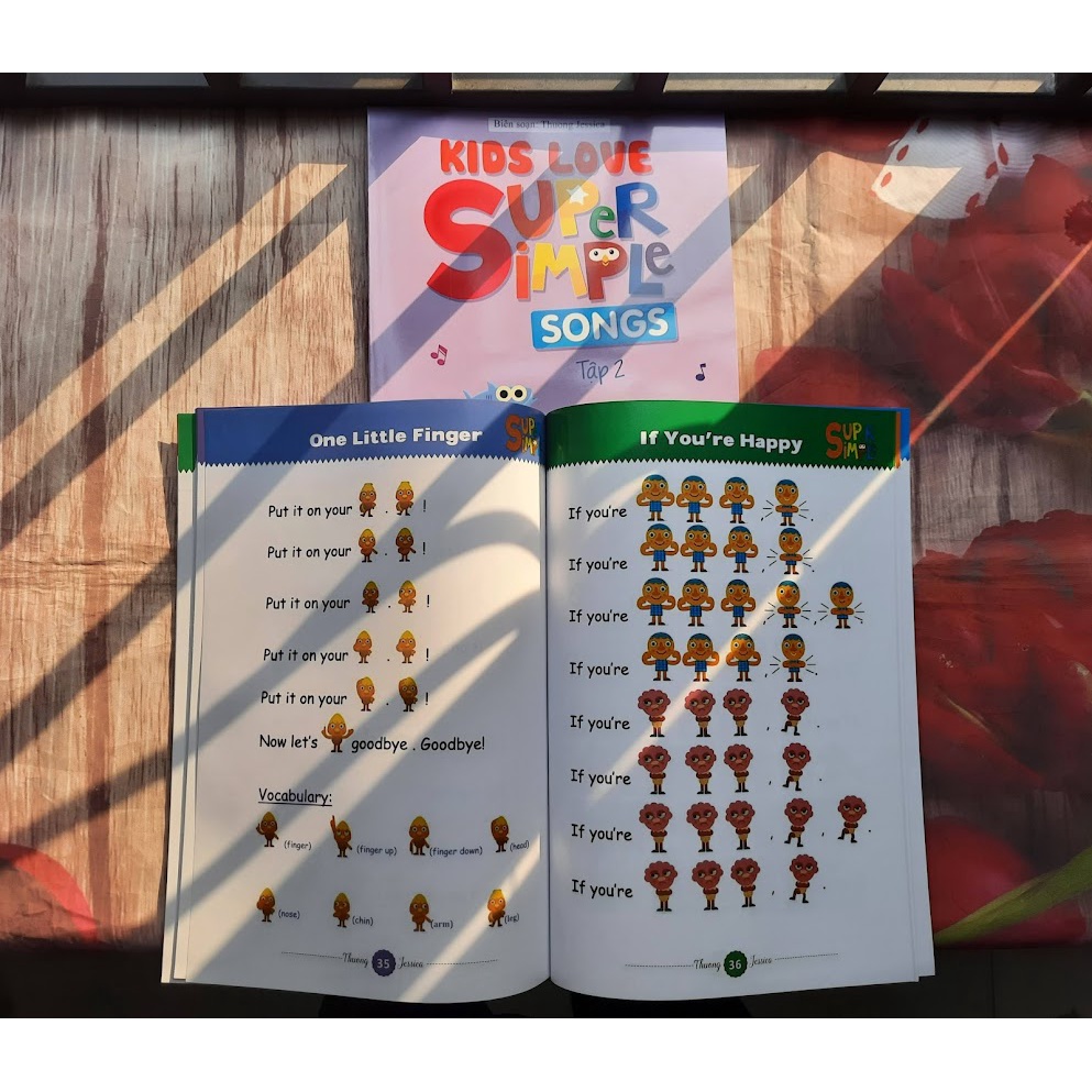 Bản đẹp Super Simple Song 1,2