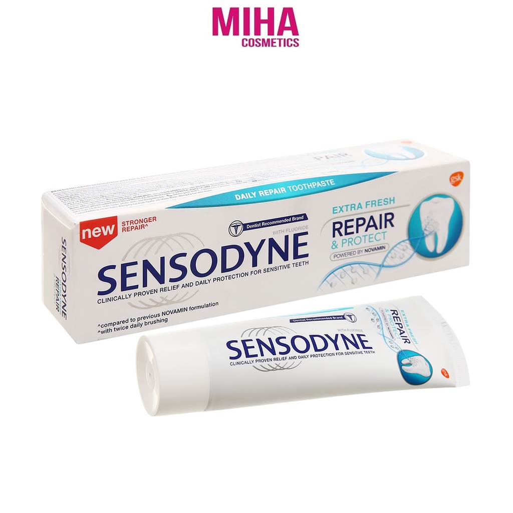 Kem Đánh Răng Sensodyne Phục Hồi Và Bảo Vệ Răng Ê Buốt Repair &amp; Protect Extra Fresh 100g