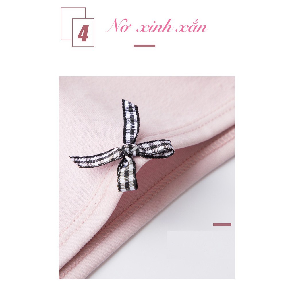 Quần lót cotton nữ đính nơ dễ thương đáng yêu có may lót bên trong Q009 | BigBuy360 - bigbuy360.vn