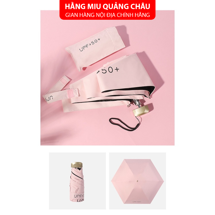 Ô Dù Gấp Gọn Mini UPF50+ Chống Nắng Chống UV Cao Cấp Chính Hãng