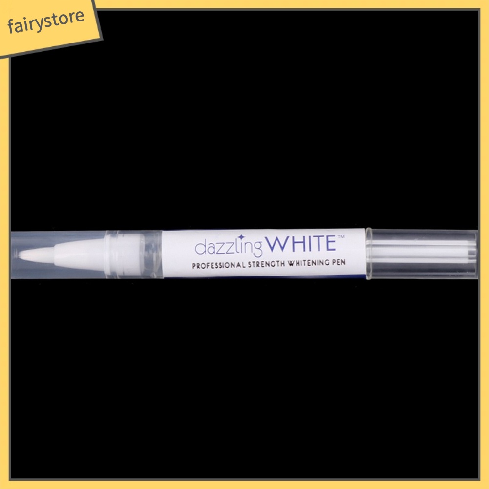 FS_Dazzling White Rotary Teeth Whitening Pen Tooth Cleaning Stain Remover Oral Care
