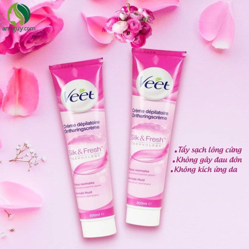 Kem tẩy lông Veet (màu hồng) 100ml chính hãng của Pháp