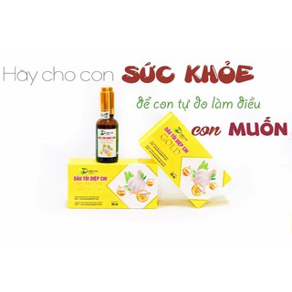 Tinh dầu tỏi Diệp Chi - Tăng sức đề kháng cho bé