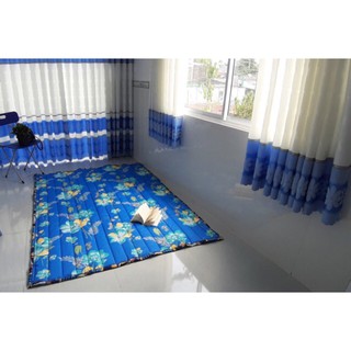 Nệm cuộn đa năng chần gòn vải cotton Thắng Lợi, trải sàn kiêm nệm trải giường-1M6*2M