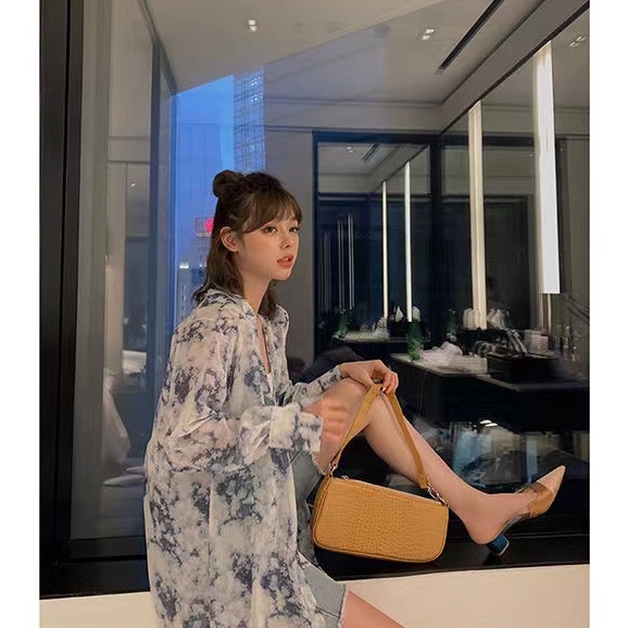 Đầm Hai Dây Hở Lưng Màu Nhuộm Thời Trang Mùa Hè Mới 2022